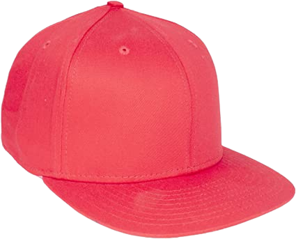 Fitted Flat-Bill Preppy Hat Solid Colors Baseball Cap Flexfit Stretch Flat Brim Caps for Men or Women or Unisex